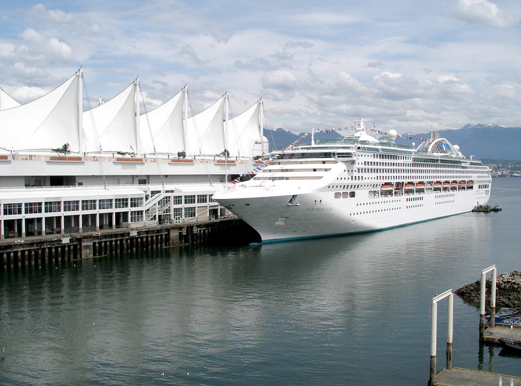 Cruise ship, Vancouver.